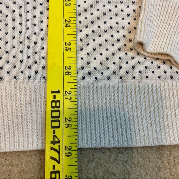 Men’s Fair Isle 1/4 Zip Aspen Sweater- Sz M - Picture 9 of 15